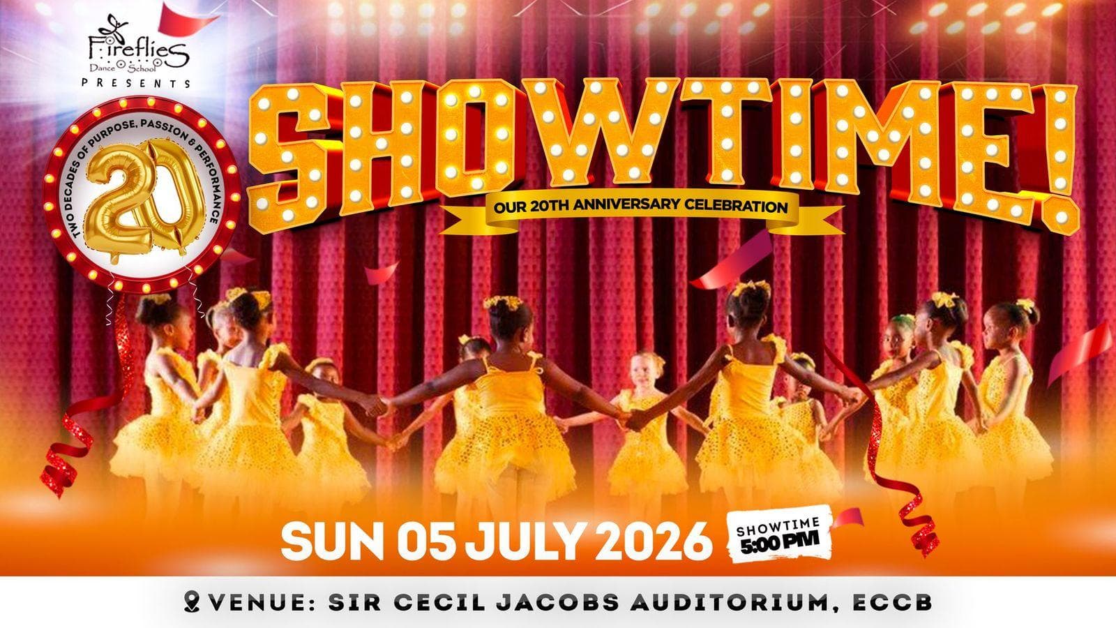 FireFlies — SHOWTIME! Our 20th Anniversary Celebration